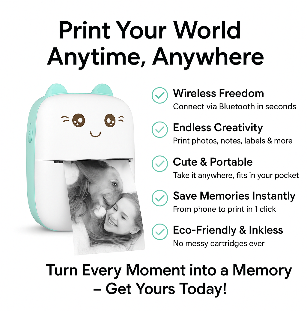 BloomNotes - Mini Thermal Printer